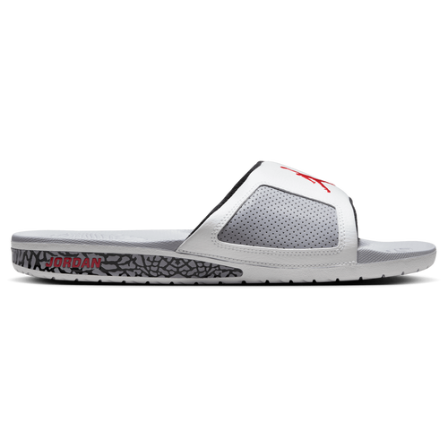 

Jordan Mens Jordan Retro 3 Hydro - Mens Shoes White/Fire Red/Cement Grey Size 8.0