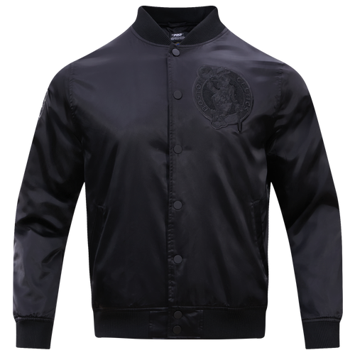  - Pro Standard BOSTON CELTICS SATIN JACKET - Triple Black
