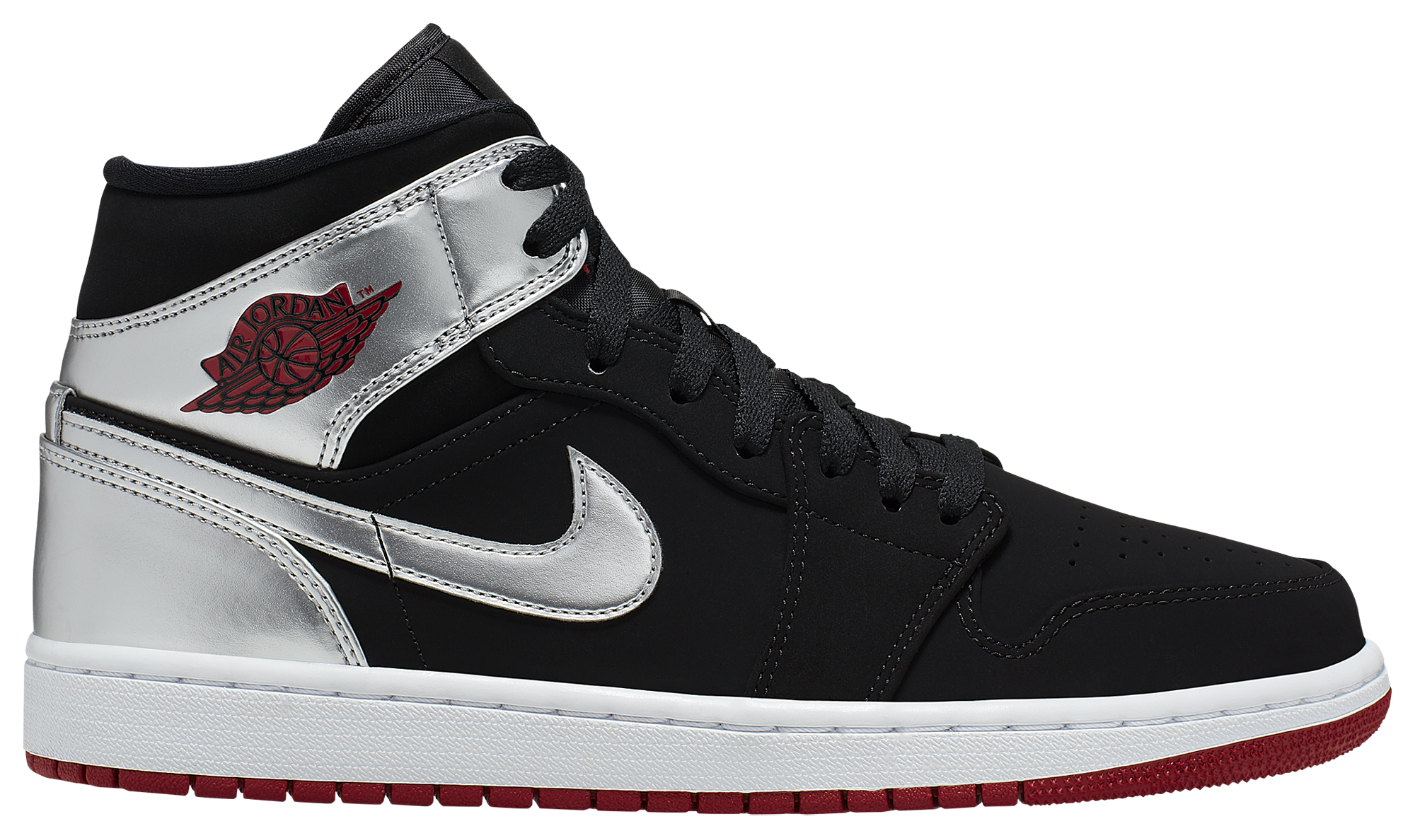 red and black jordan 1 mid