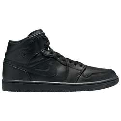 Men's - Jordan AJ 1 Mid - Black/Black/Black