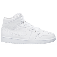 White/White/White- Jrdn Aj 1 Mid-wh/wh