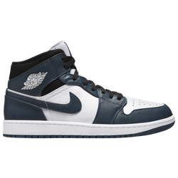 Men's - Jordan AJ 1 Mid - Army Navy/White/Black