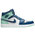 Jordan AJ 1 Mid - Men's Blue/Green/White