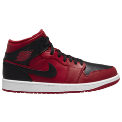 Men's - Jordan AJ 1 Mid - Gym Red/Black/White