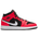 Jordan AJ 1 Mid - Boys' Grade School Black/Infrared 23/White