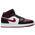 Jordan AJ 1 Mid - Girls' Grade School Black/Noble Red/White
