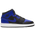 Jordan AJ 1 Mid - Girls' Grade School Black/Hyper Royal/White