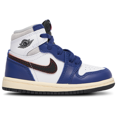 Jordan Toddler Retro 1 High OG - WHITE/NEUTRAL GREY/DEEP ROYAL BLUE