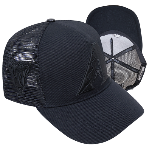 

Pro Standard Mens Pro Standard Diamondbacks Classic Pinch Front Trucker - Mens Black/Black Size One Size