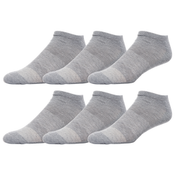 Men's - CSG 6 Pack No Show Socks  - Grey/Multi Color