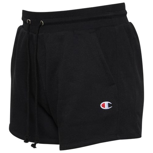 Champion Womens  Plus Size Reverse Weave Shorts In Black/black