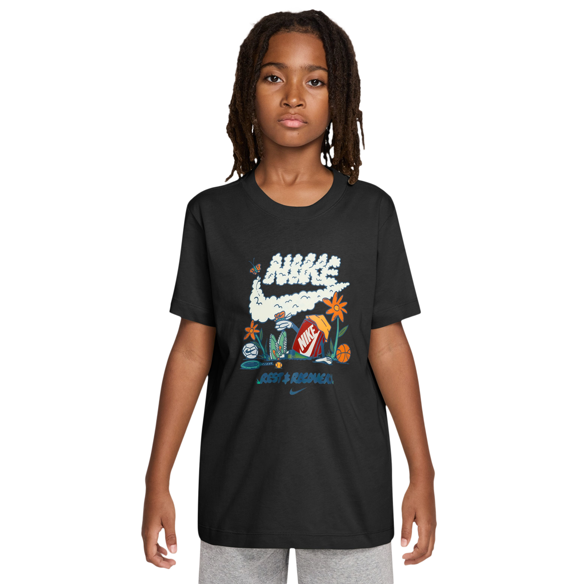 Nike NSW Boxy REST T-Shirt - Boys' Grade School | Foot Locker