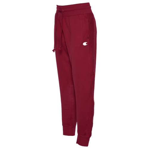 

Champion Womens Champion Embossed Jacquard Joggers - Womens Maroon/Maroon Size XS