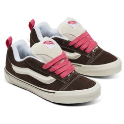 Women's - Vans Knu Skool  - White/Brown