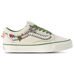 Women's - Vans LX Old Skool Charms  - Cream/Green