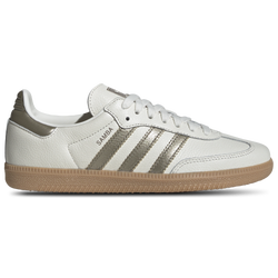 Pour femmes - adidas Originals Chaussure originale Samba - Cyber métallique/Blanc cassé/Or merveille