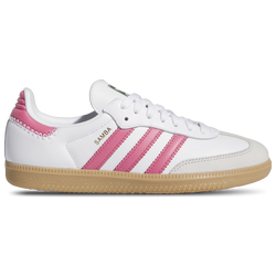 Women's - adidas Originals Samba OG  - White/Collegiate Green/Rose Tone