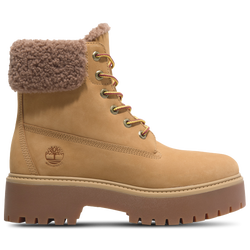 Women's - Timberland Stone Street 6 Inch Warm-Lined Boots - Wheat/Wheat