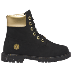 Women's - Timberland 6" Heritage Cupsole - Black/Gold