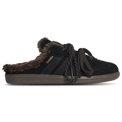 Women's - adidas Originals Samba Mule  - Core Black/Black/Dark Brown