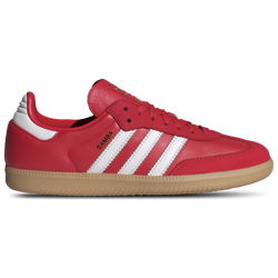 Women's - adidas Originals Samba OG - Better Scarlet/White/Gold Metallic