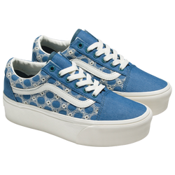 Women's - Vans Old Skool Stackform - Blue/White