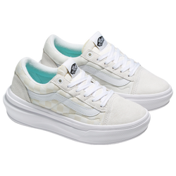 Women's - Vans Old Skool Overt CC  - White/White/Wheat