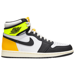 Men's - Jordan Retro 1 High OG - White/Black/Volt