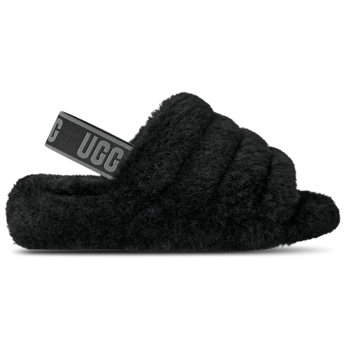  - UGG Fluff Yeah Slides - Grey/Black