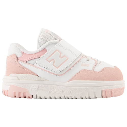 

Girls New Balance New Balance 550 - Girls' Toddler Running Shoe White/Pink Size 04.0