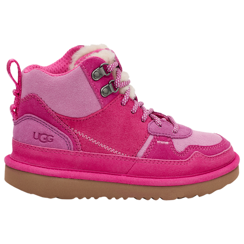

UGG Girls UGG Highland Heritage Hi Boots - Girls' Grade School Pink/Pink Size 04.0