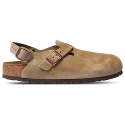 Women's - Birkenstock Tokyo Suede  - Taupe/Taupe