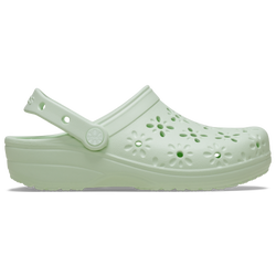 Women's - Crocs Classic Floral  - Jade Tint/Green