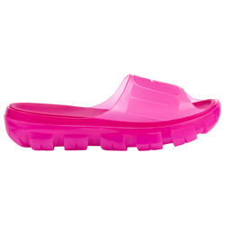 Women's - UGG Jella Clear Slides   - Pink/Pink