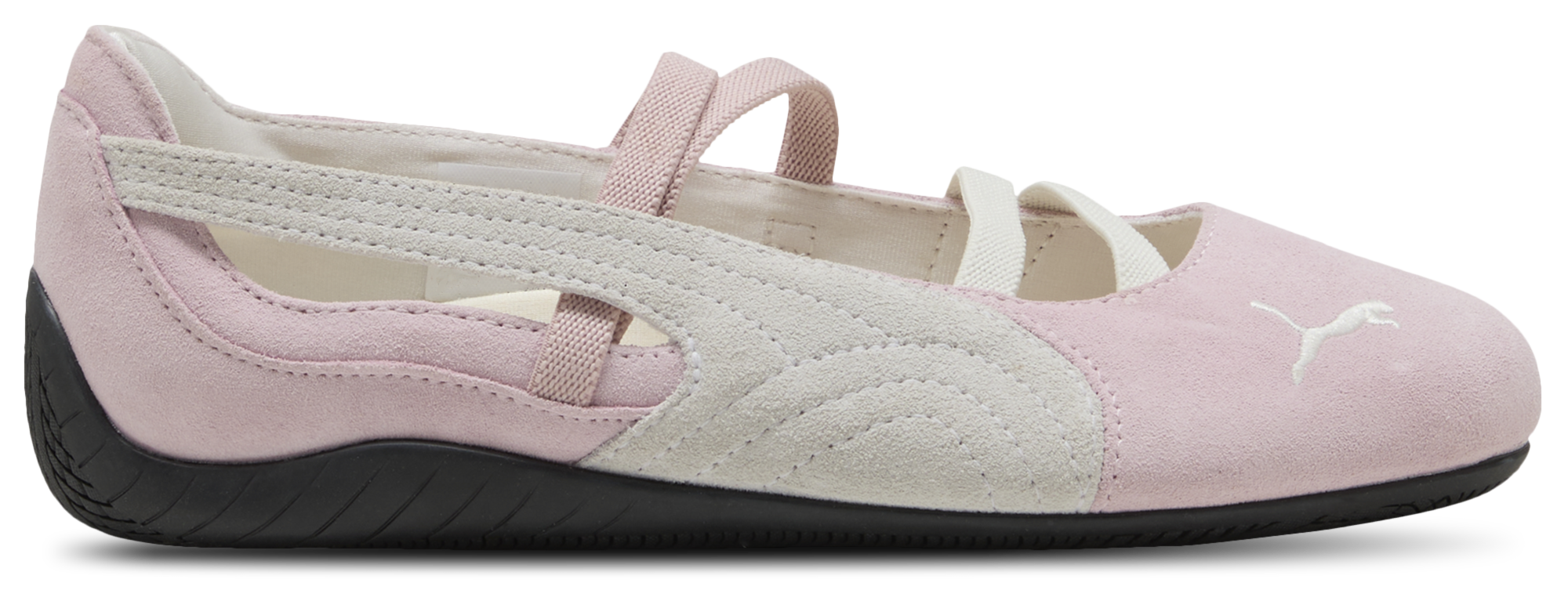 バレエ PUMA/SPEEDCAT BALLET LLIC Puma W Speedcat Ballet Metallic Puma Silver/Puma White I