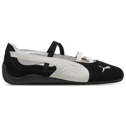 Women's - PUMA Speedcat Ballet Suede  - Black/White/Warm White