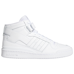 Men's - adidas Originals Forum Mid  - White/White/White