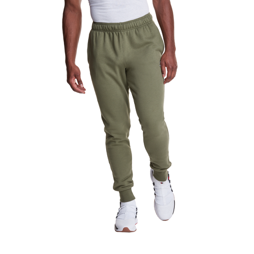 

Champion Mens Champion Classic Fleece Pants - Mens Olive/White Size S