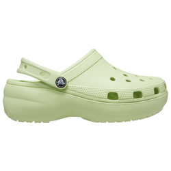 Women's - Crocs Classic Platform Clogs - Green