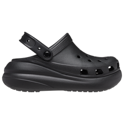 Women's - Crocs Classic Crush Clogs  - Black/Black