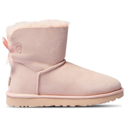 Women's - UGG Mini Bailey Bow II  - Pink/Pink