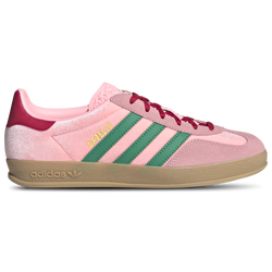 Women's - adidas Originals Gazelle Indoor  - Court Green/Glow Pink/Gum