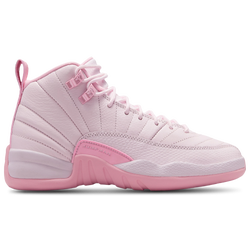 Boys' Grade School - Jordan Retro 12  - Pearl Pink/Medium Soft Pink