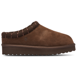 Women's - Timberland Platform Clogs  - Dark Brown