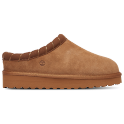 Women's - Timberland Platform Clogs  - Tan