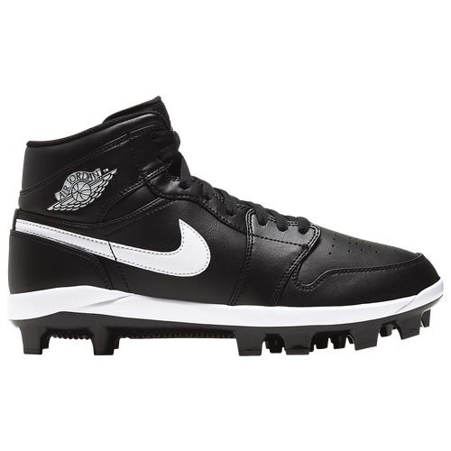 

Jordan Mens Jordan Retro 1 MCS - Mens Baseball Shoes Black/White Size 11.0