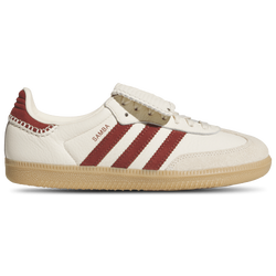 Women's - adidas Originals Samba Long Tongue  - Preloved Ruby/Wonder White/Gold