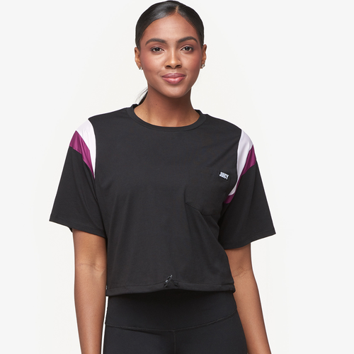 Juicy Contrast Mix T-Shirt - Black