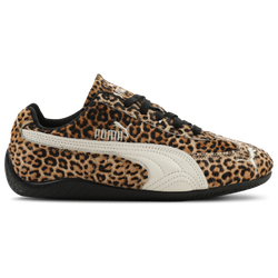 Women's - PUMA Speedcat Leopard - Warm White/Black/Brown