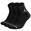 Jordan Jumpman Quarter 3 Pack Socks Black